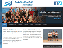 Tablet Screenshot of berkshirehandball.org